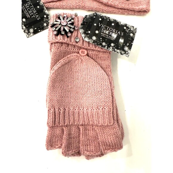 Victoria's Secret Winter Angel Collection Snowflake Sparkle Head Wrap + Gloves - Picture 4 of 7